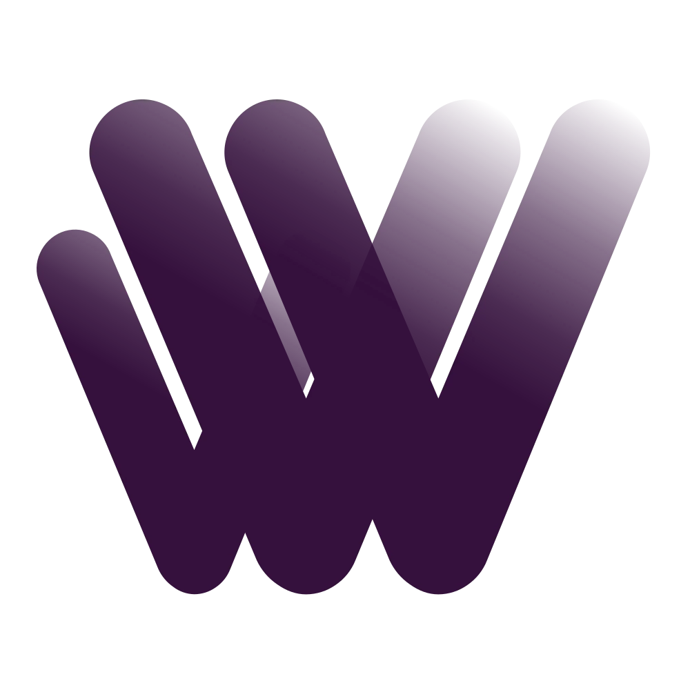 le logo ncdevweb est constitué de 3 lettes v qui se chevauchent